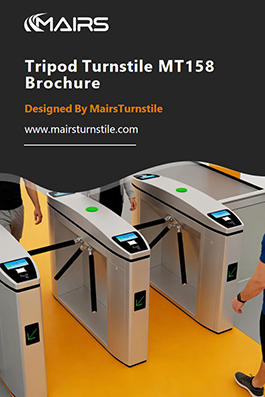 tripod turnstile MT158 brochure cover
