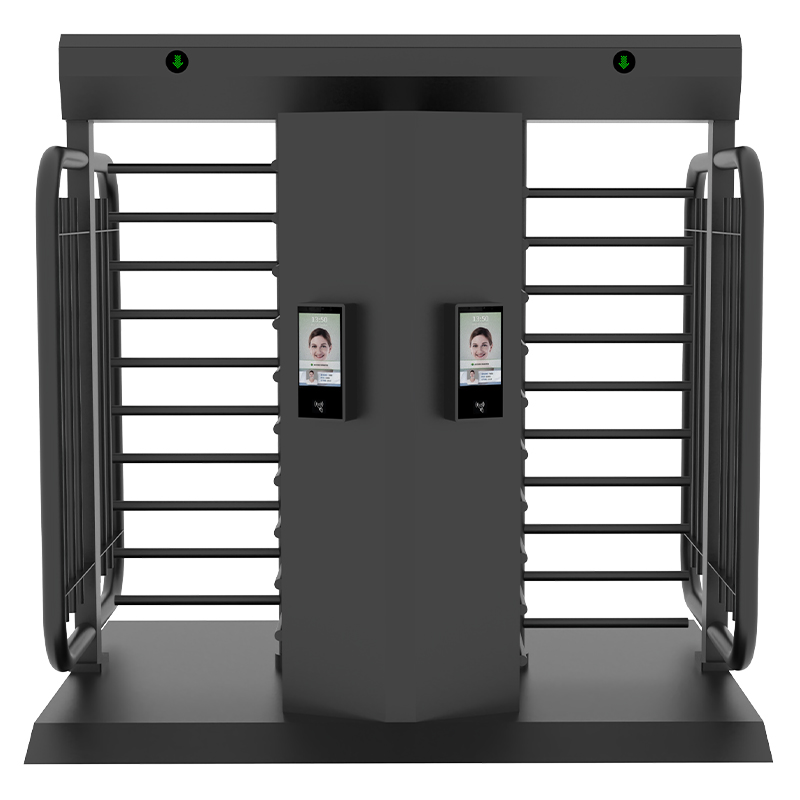 Campus security full height turnstile entrance gate
